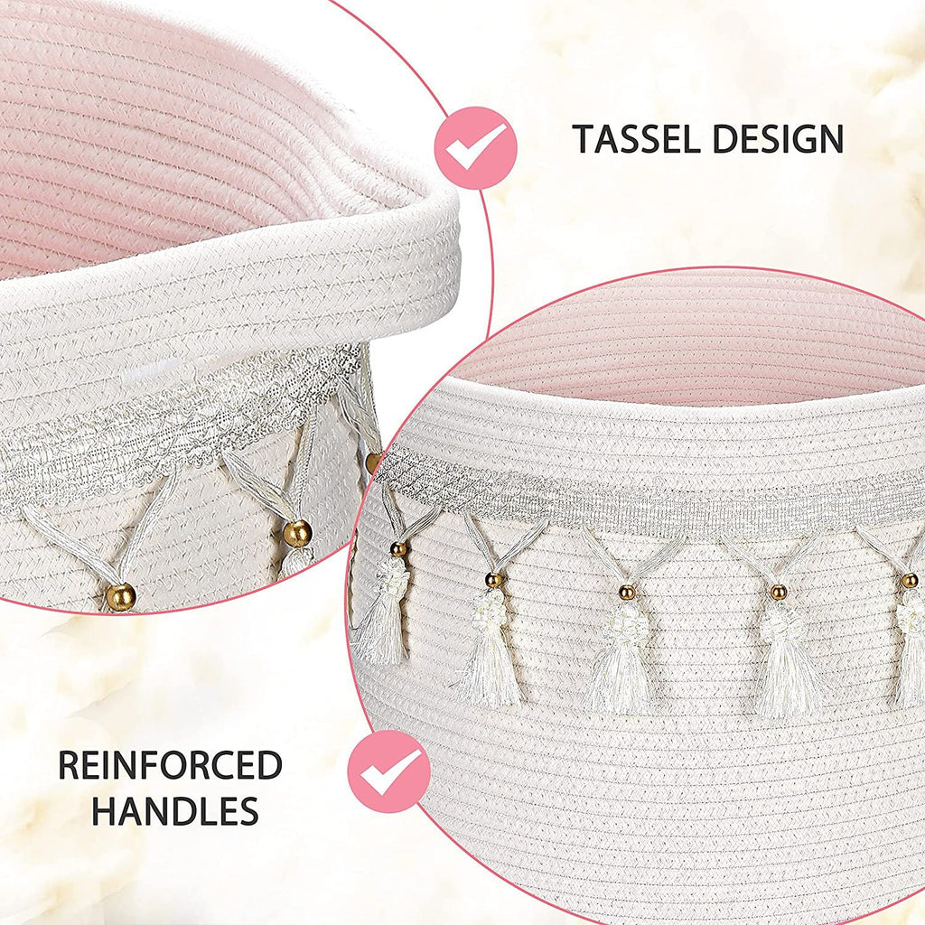 Storage Basket Pink 45 | High & Bury