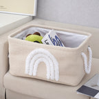 Storage Basket Pink Khaki | High & Bury