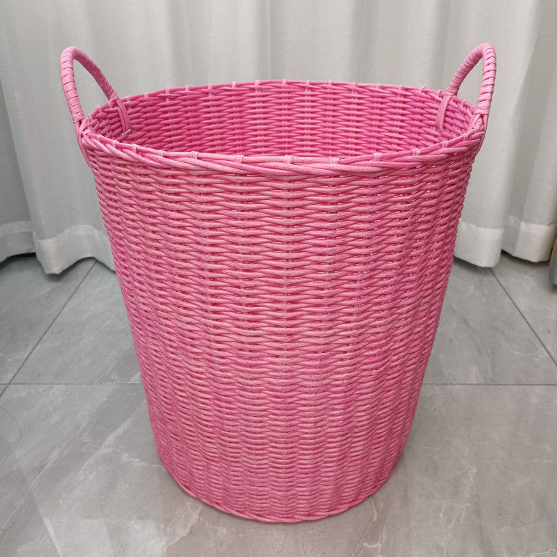 Storage Basket Pink Light Green | High & Bury