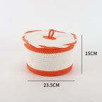 Storage Basket Pink Orange | High & Bury