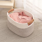 Storage Basket Red Distinctive Decorative Design | High & Bury