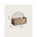 Storage Basket Soft Textile Metal | High & Bury