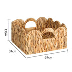Storage Basket Square Beige | High & Bury