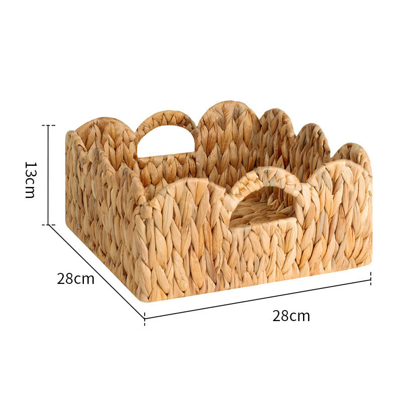 Storage Basket Square Beige | High & Bury