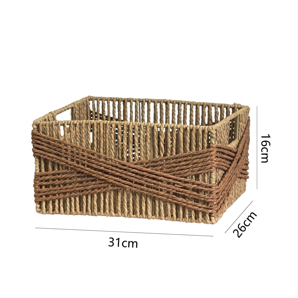 Storage Basket Two Pieces Small Large Functional | High & Bury
