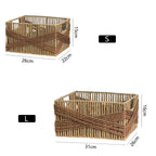 Storage Basket Two Pieces Small Large Functional | High & Bury