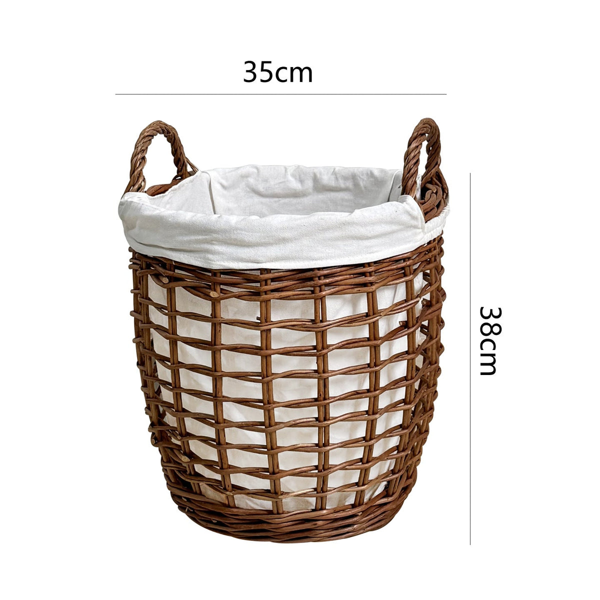 Storage Basket Two Pieces Small Large | High & Bury
