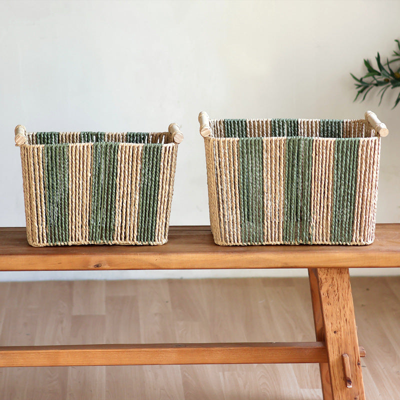 Storage Basket Two Pieces Small Large Solution | High & Bury