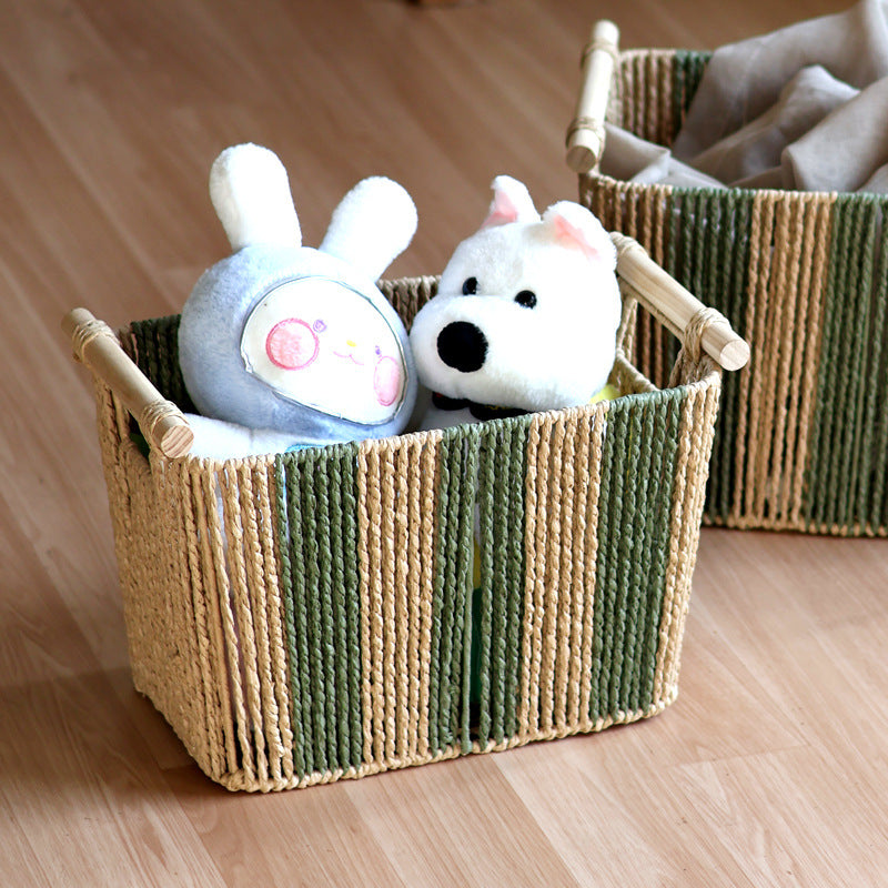 Storage Basket Two Pieces Small Large Solution | High & Bury