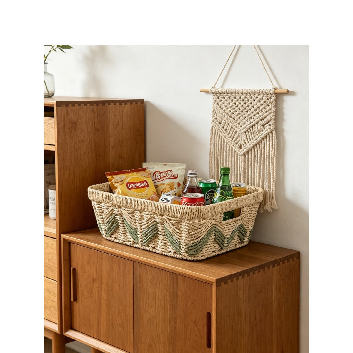 Storage Basket Two Small Large Solution | High & Bury