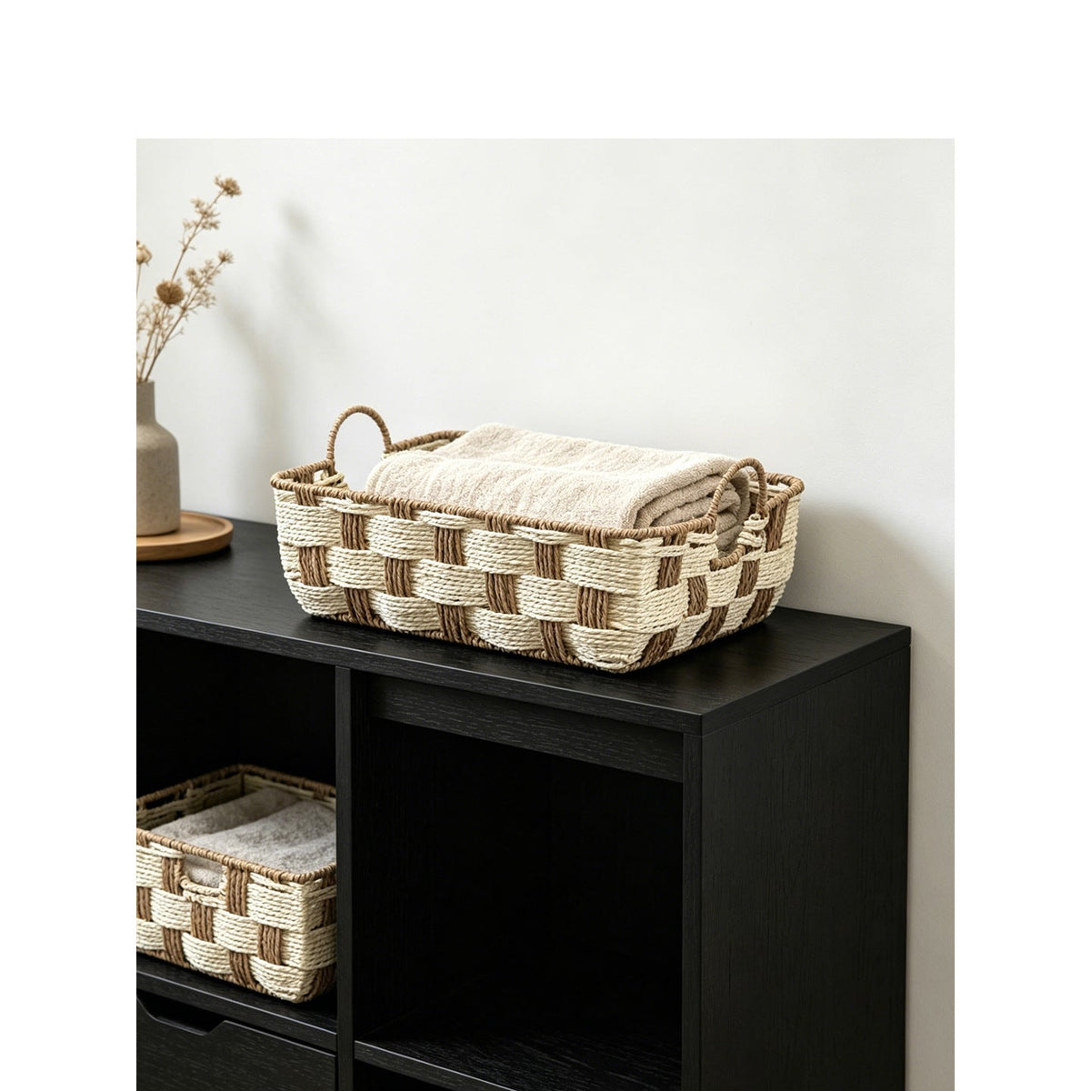 Storage Basket Two Small Large Solution | High & Bury
