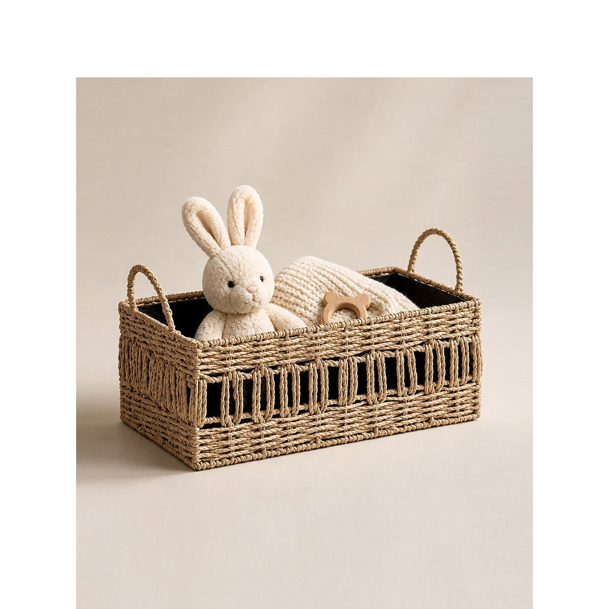 Storage Basket Two Small Large Solution Organized | High & Bury