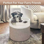 Storage Basket White Flax | High & Bury
