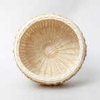 Storage Basket White Green | High & Bury