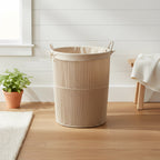 Storage Basket White Minimalist Design | High & Bury