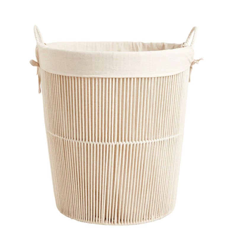 Storage Basket White Minimalist Design | High & Bury
