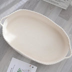 Storage Basket White Yellow | High & Bury