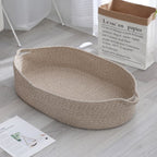 Storage Basket White Yellow | High & Bury