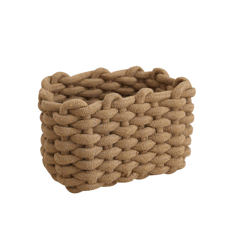 Storage Basket with Braided Design | High & Bury