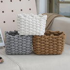Storage Basket with Braided Design | High & Bury