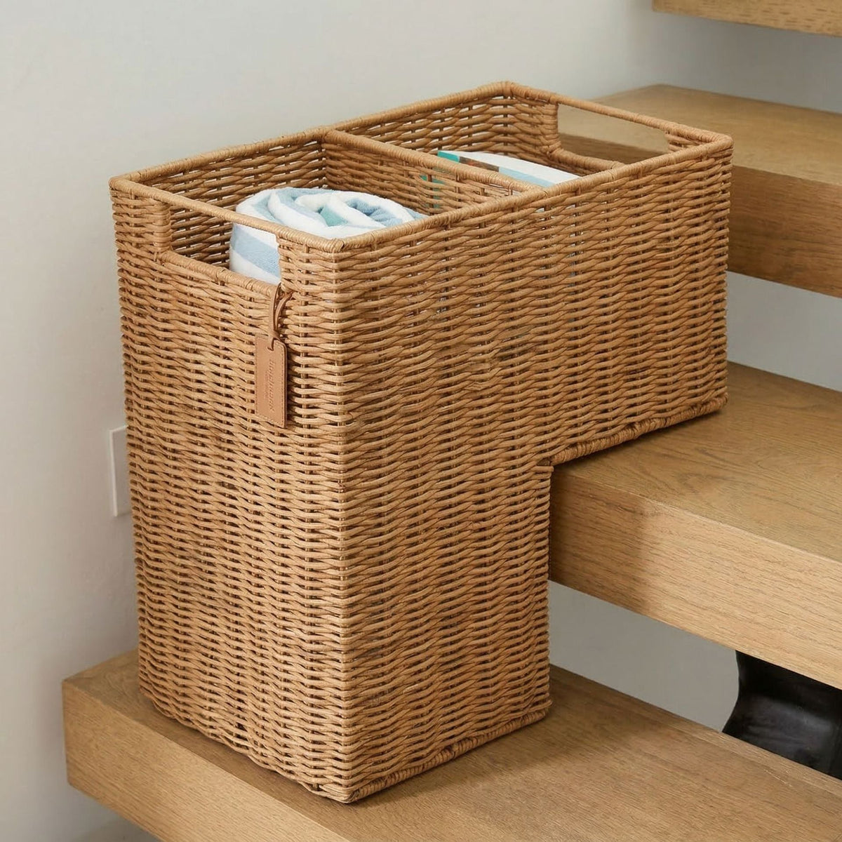 Storage Basket with Carrying Handles | High & Bury