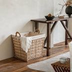 Storage Basket with Decorative Fabric Lining | High & Bury