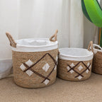 Storage Basket with Decorative Pattern | High & Bury