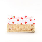 Storage Basket with Decorative Strawberry Fabric | High & Bury