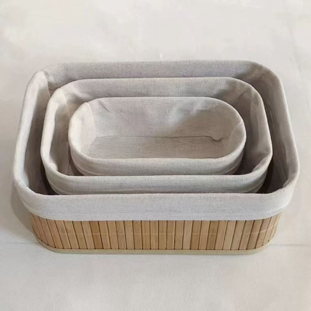Storage Basket with Fabric Cover | High & Bury