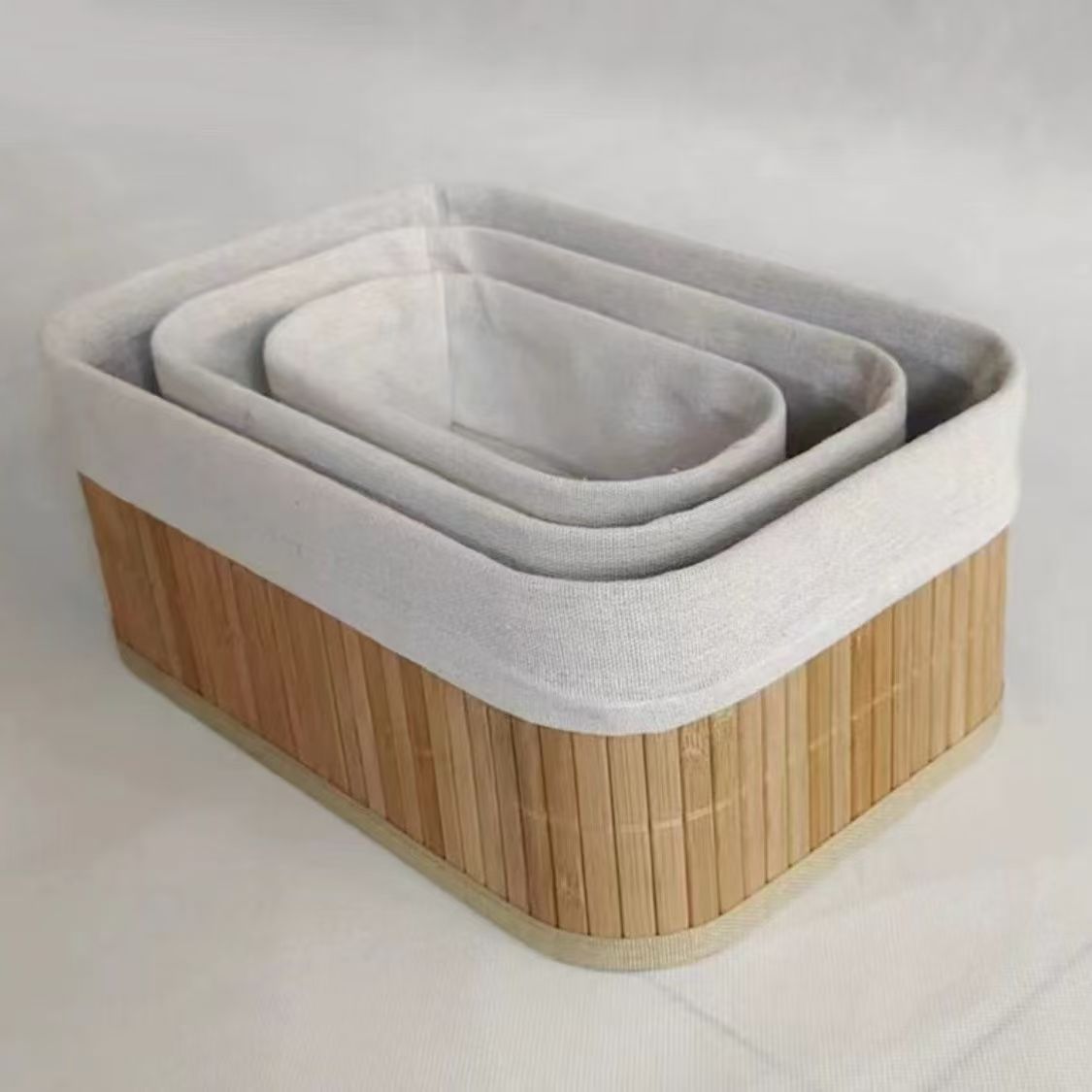 Storage Basket with Fabric Cover | High & Bury