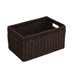 Storage Basket with Handles Handwoven Handcrafted | High & Bury