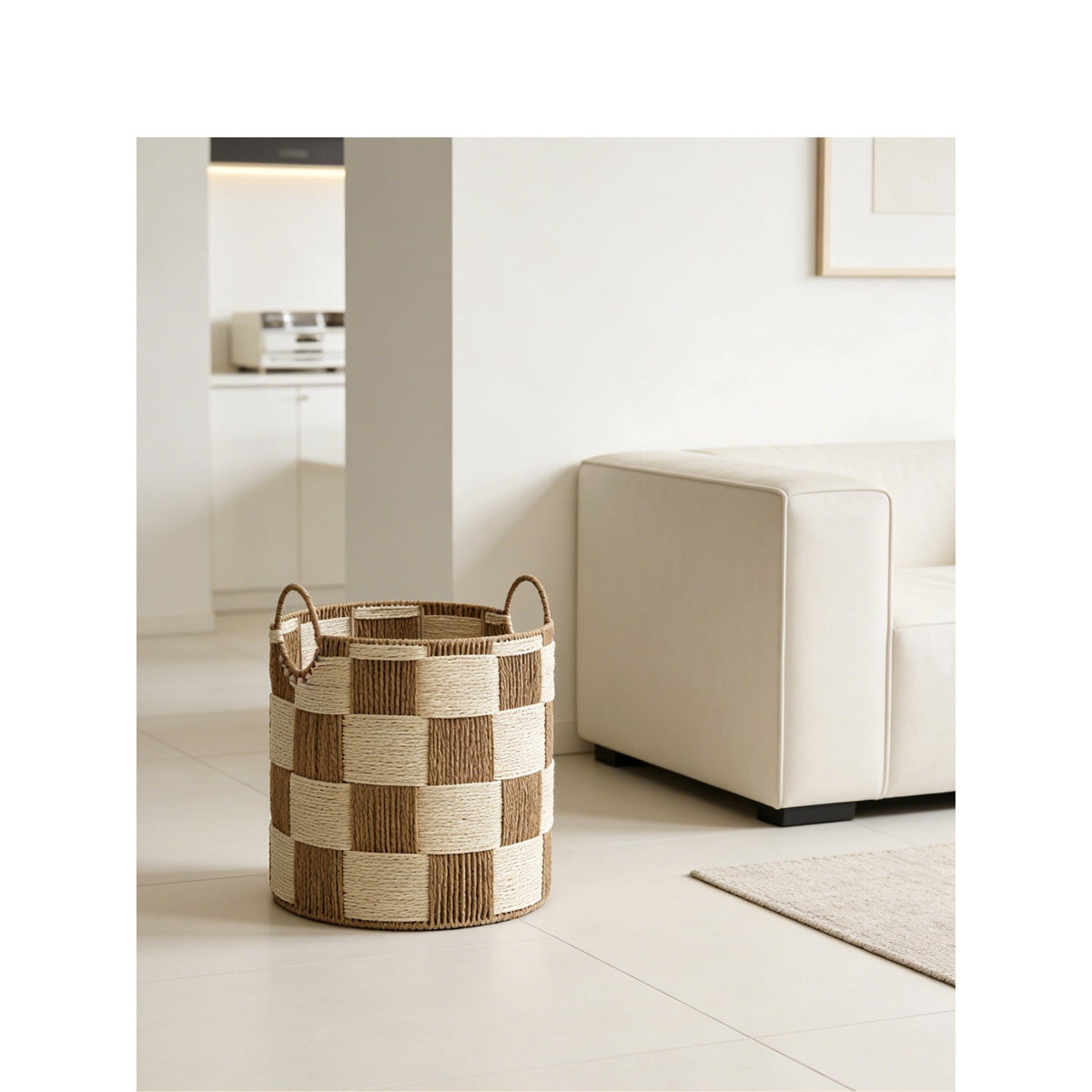 Storage Basket with Handles Two Small Large | High & Bury