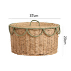 Storage Basket with Lid and Handles | High & Bury