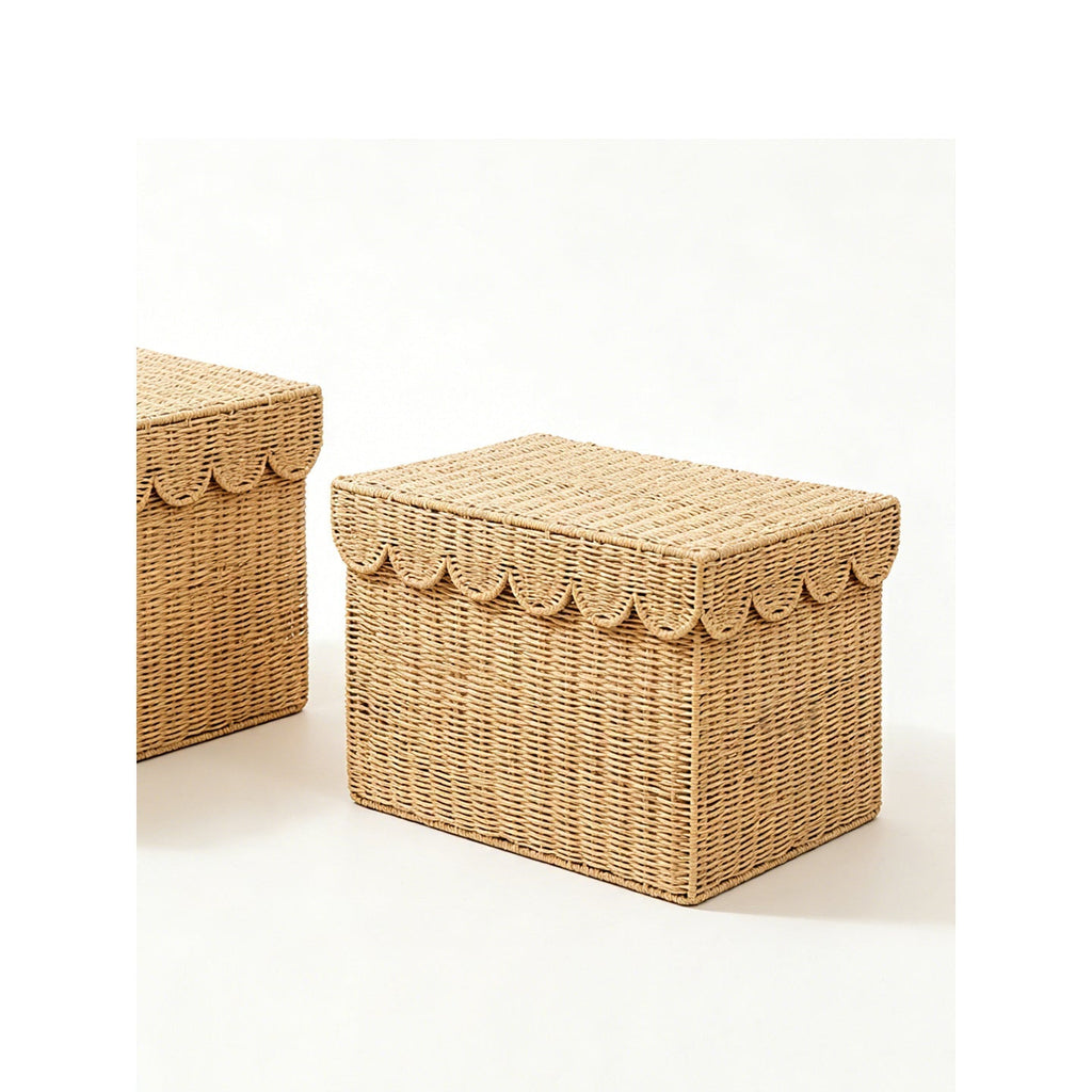 Storage Basket with Lid | High & Bury