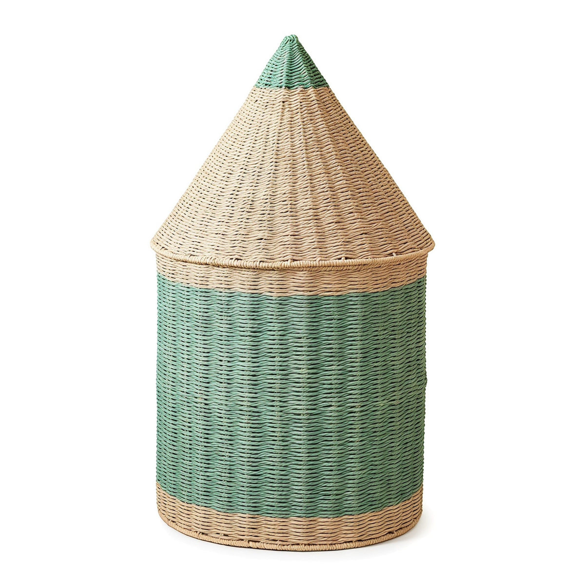 Storage Basket with Lid Lidded Handwoven | High & Bury