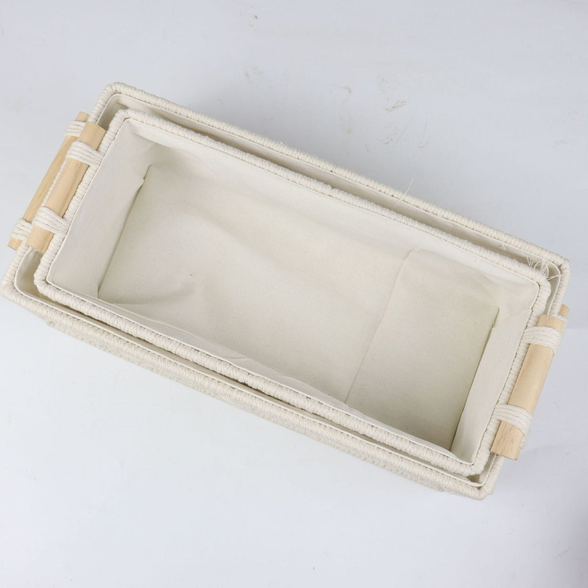 Storage Basket with Macrame Pattern | High & Bury