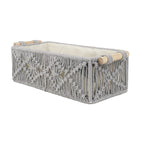 Storage Basket with Macrame Pattern | High & Bury