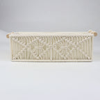 Storage Basket with Macrame Pattern | High & Bury