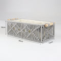 Storage Basket with Macrame Pattern | High & Bury