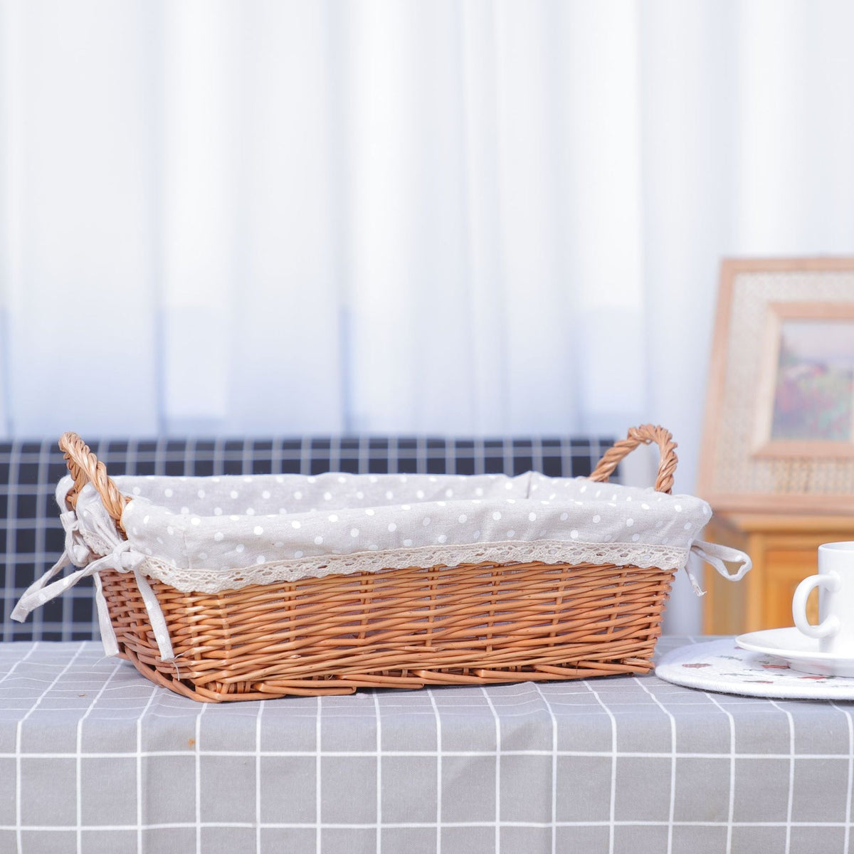 Storage Basket with Padded Inner Lining | High & Bury