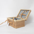 Storage Basket with Practical Lid Handwoven | High & Bury