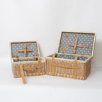 Storage Basket with Practical Lid Handwoven | High & Bury