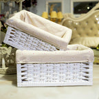 Storage Basket with Removable Fabric Cover | High & Bury