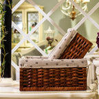 Storage Basket with Removable Fabric Cover | High & Bury