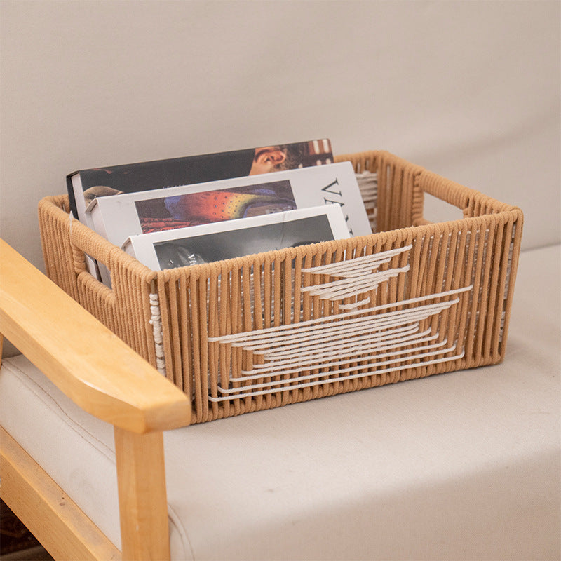 Storage Basket with Stylish Woven Design | High & Bury