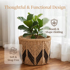 Storage Basket with Stylish Zigzag Pattern | High & Bury