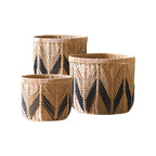 Storage Basket with Stylish Zigzag Pattern | High & Bury