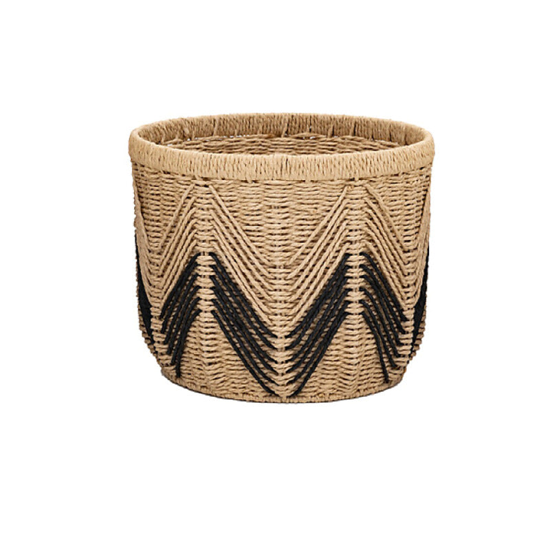 Storage Basket with Stylish Zigzag Pattern | High & Bury