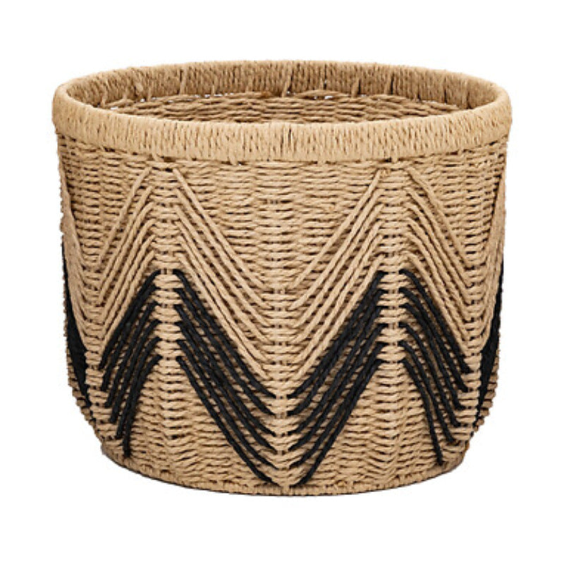 Storage Basket with Stylish Zigzag Pattern | High & Bury