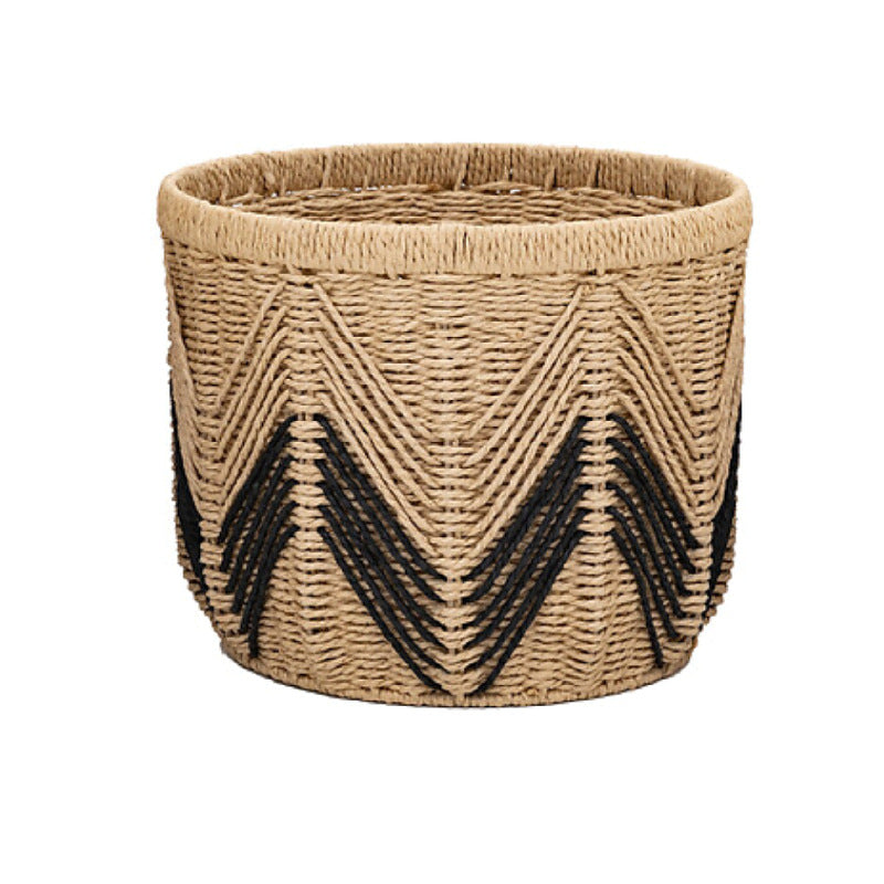 Storage Basket with Stylish Zigzag Pattern | High & Bury